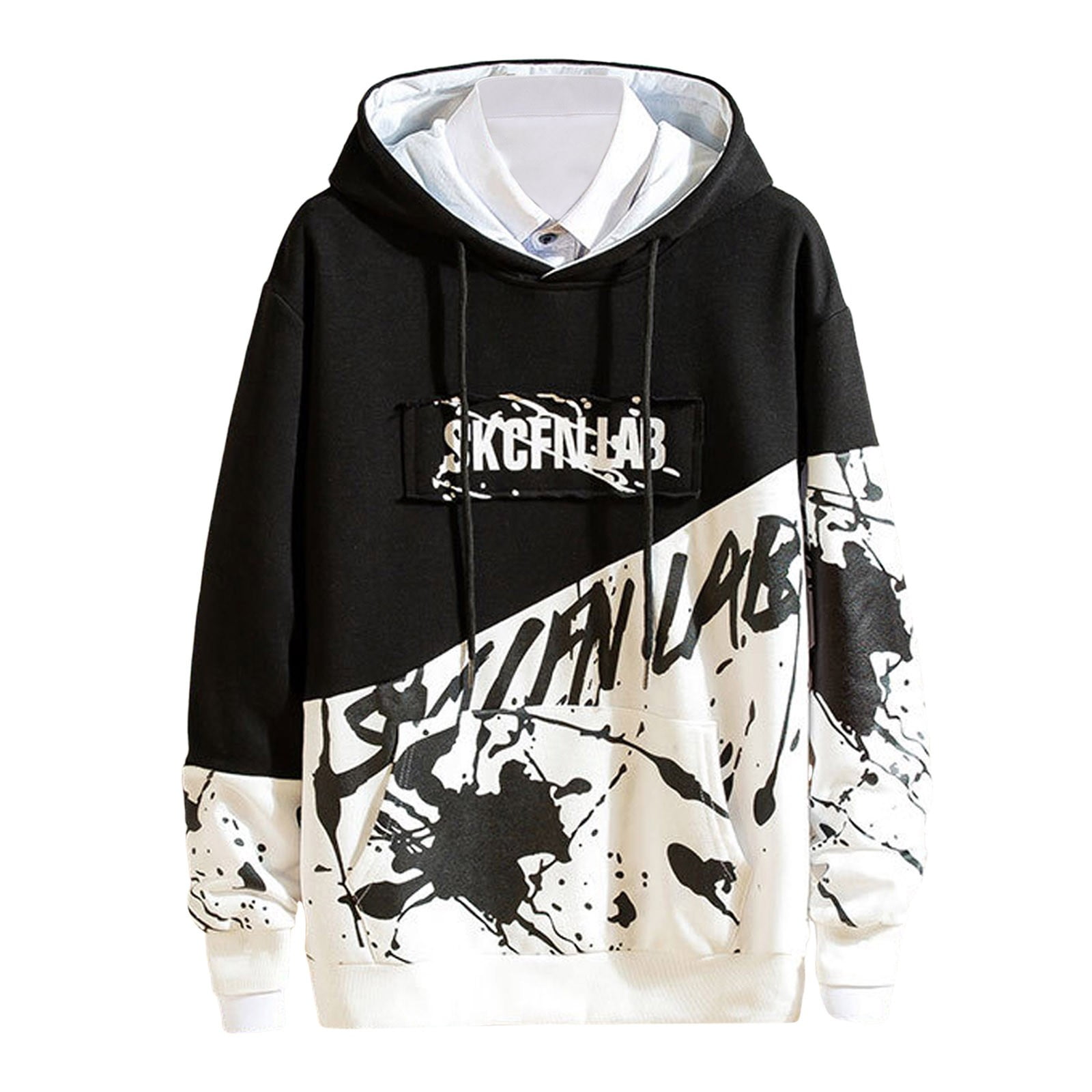 gap MEN'S COLLECTIONS 大型版 GAP Men's Varsity Inspired 1969 Logo Long Sleeve Hoodie