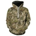 thumbnail image 1 of CONFREE Men's Hoodies Camouflage Prints Hoodies For Men Graphic Long Sleeve Casual Pullover Hooded Sweatshirts With Pockets, 1 of 2