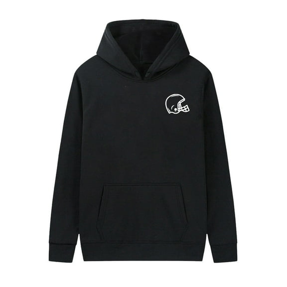 CONFREE Men's Hoodies Casual Prints Hoodies For Men Graphic Long Sleeve Pullover Hooded Sweatshirts With Pockets