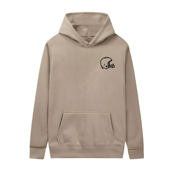 CONFREE Men's Hoodies Casual Prints Hoodies For Men Graphic Long Sleeve Pullover Hooded Sweatshirts With Pockets