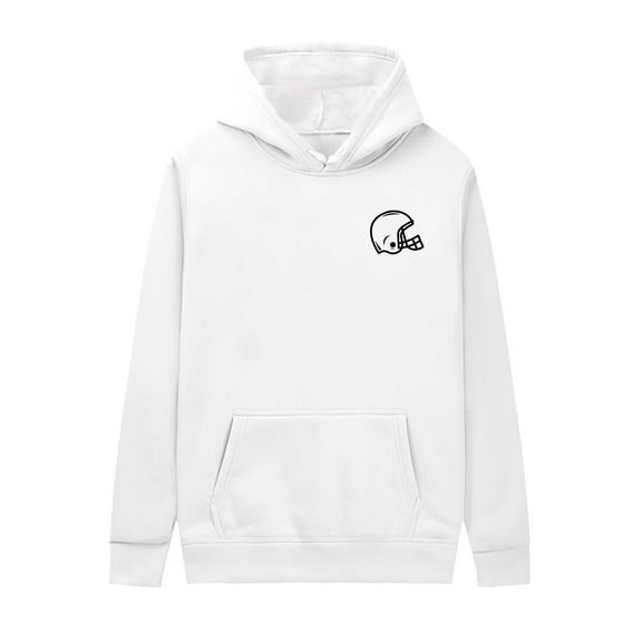 CONFREE Men's Hoodies Casual Prints Hoodies For Men Graphic Long Sleeve Pullover Hooded Sweatshirts With Pockets