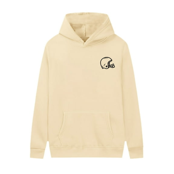 CONFREE Men's Hoodies Casual Prints Hoodies For Men Graphic Long Sleeve Pullover Hooded Sweatshirts With Pockets