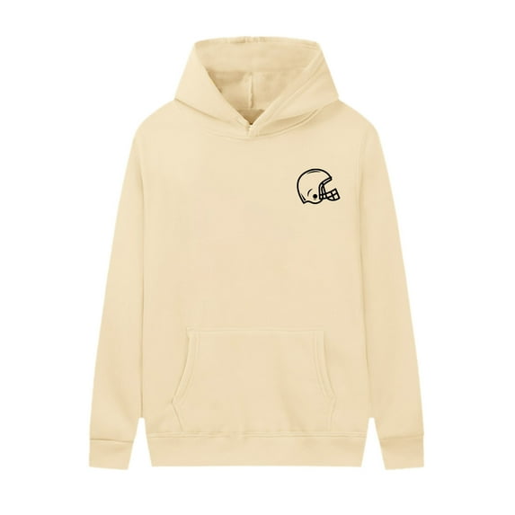 CONFREE Men's Hoodies Casual Prints Hoodies For Men Graphic Long Sleeve Pullover Hooded Sweatshirts With Pockets