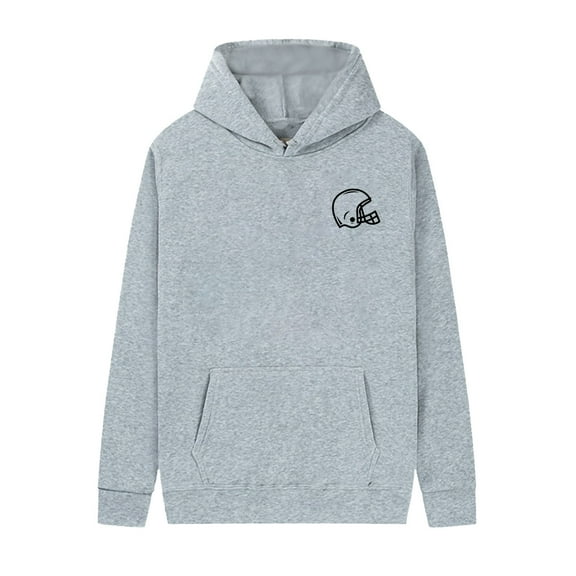 CONFREE Men's Hoodies Casual Prints Hoodies For Men Graphic Long Sleeve Pullover Hooded Sweatshirts With Pockets