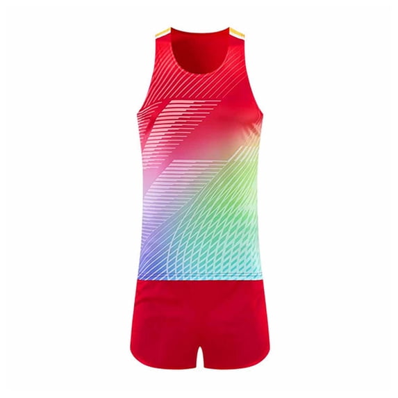 CONFREE Mens 2 Peice Workout Shorts Sets Casual Men's Jogging Tracksuit Set Graphic Tops Shorts Athletic Track Suit for Men