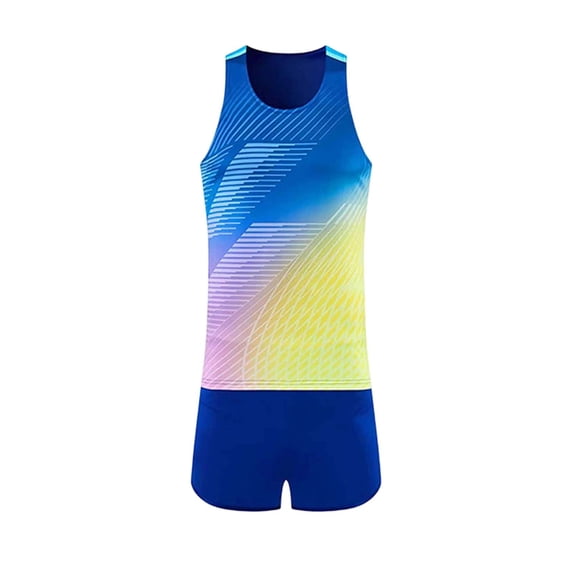 CONFREE Mens 2 Peice Workout Shorts Sets Casual Men's Jogging Tracksuit Set Graphic Tops Shorts Athletic Track Suit for Men