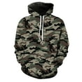 thumbnail image 1 of CONFREE Mens Hoodies Camouflage Prints Hoodies For Men Graphic Long Sleeve Casual Pullover Hooded Sweatshirts With Pockets, 1 of 2