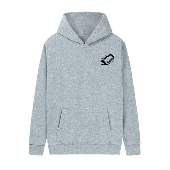 CONFREE Mens Hoodies Casual Prints Hoodies For Men Graphic Long Sleeve Pullover Hooded Sweatshirts With Pockets