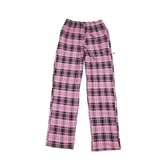 CONFREE Mens Pajama Pants Lightweight Pj Pants for Men Plaid Lounge Bottoms Elastic Waist Drawstring Sleepwear With Pockets