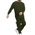thumbnail image 1 of CONFREE Mens Sweatsuit 2 Peice Sets Casual Men's Jogging Tracksuit Set Solid Pullover Sweatshirts Pants Athletic Sweat Suit for Men, 1 of 9