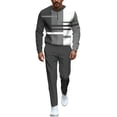 thumbnail image 1 of CONFREE Mens Tracksuit 2 Peice Sets Casual Men's Jogging Sweatsuit Set Graphic Sweatshirts Pants Athletic Sweat Suit for Men, 1 of 3