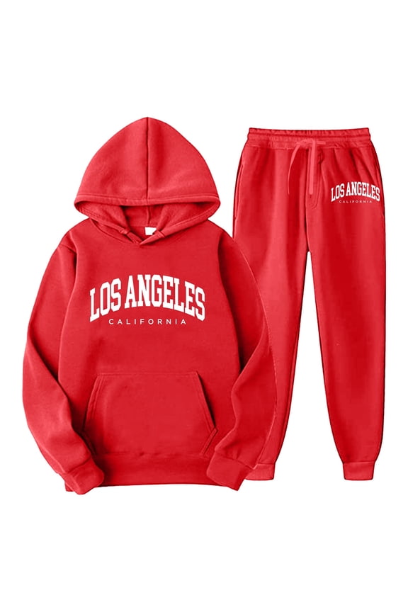 Mens Tracksuit 2 Peice Sets Casual Men's Jogging Sweatsuit Set Letter Graphic Y2K Pullover Hoodies Pants Athletic Sweat Suit for Men