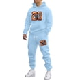 thumbnail image 1 of CONFREE Mens Tracksuit 2 Peice Sets Casual Men's Jogging Sweatsuit Set Number 23 Graphic Y2K Pullover Hoodies Pants Athletic Sweat Suit for Men, 1 of 5