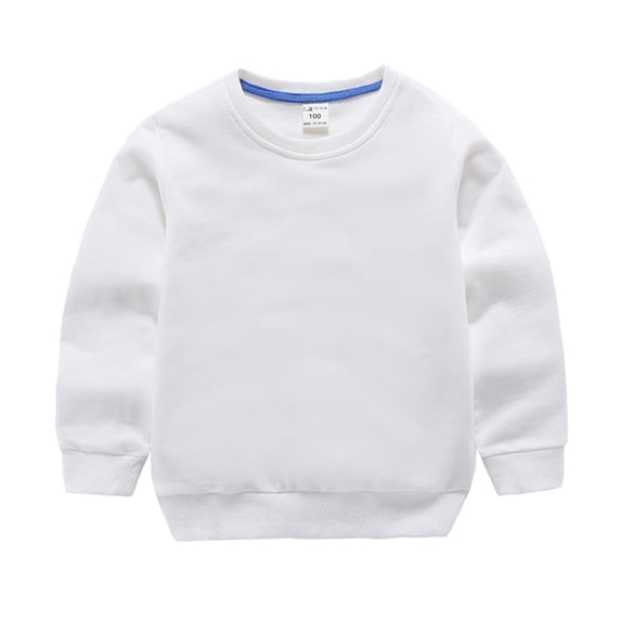 CONFREE Sweatshirt For Boy Long Sleeve Boys Basic Pullover Sweatshirt Solid Color Soft Fall Winter Clothes Shirts