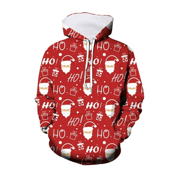 CONFREE Toddler Baby Boys Christmas Hoodie Long Sleeve Boys Sport Pullover Hoodies Cartoon Christmas Snowman Print Soft Fall Winter Clothes Shirts