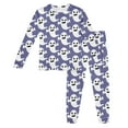 thumbnail image 1 of CONFREE Toddler Boy Halloween Clothes Pajamas Long Sleeve Cartoon Pumpkin Ghost Sleepwear Tops Pant Hallowmas Loungewear Set Cozy Jammies, 1 of 5
