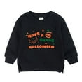 thumbnail image 1 of CONFREE Toddler Boys Halloween Sweatshirt Long Sleeve Boys Pullover Sweatshirt Hallowmas Pumpkin Ghost Warm Fall Winter Clothes Shirts, 1 of 2