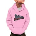 thumbnail image 1 of CONFREE Toddler Boys Hoodie Long Sleeve Boys Pullover Hoodies Cartoon Train Soft Fall Winter Hooded Sweatshirt, 1 of 5
