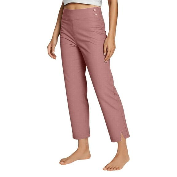 CONFREE Womens Dress Pants Straight Leg Suit Pants for Women High Waist Solid Color Lightweight Business Trousers With Pocket