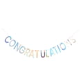 thumbnail image 1 of Iridescent Rainbow Congratulations Party Banner, 9.8', by Way To Celebrate, 1 of 5