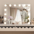 thumbnail image 1 of CONGUILIAO Vanity Mirror with Lights Hollywood Makeup Mirror, Large Vanity Lighted Mirror, 14 LED Hollywood Mirror with 3 Color Modes, 1 of 7