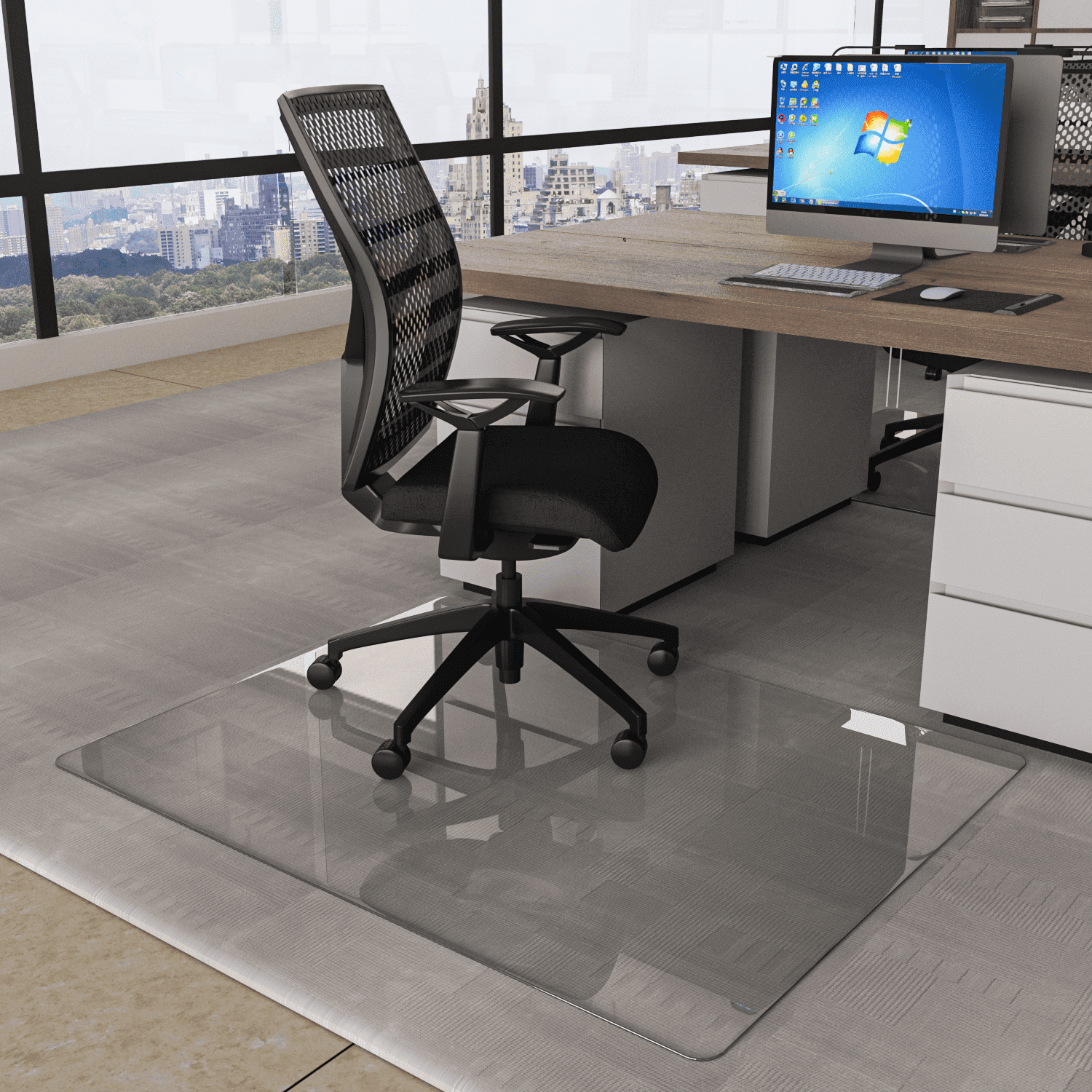 Amazon.com : HomeMall Office Chair Mat for Hardwood and Tile