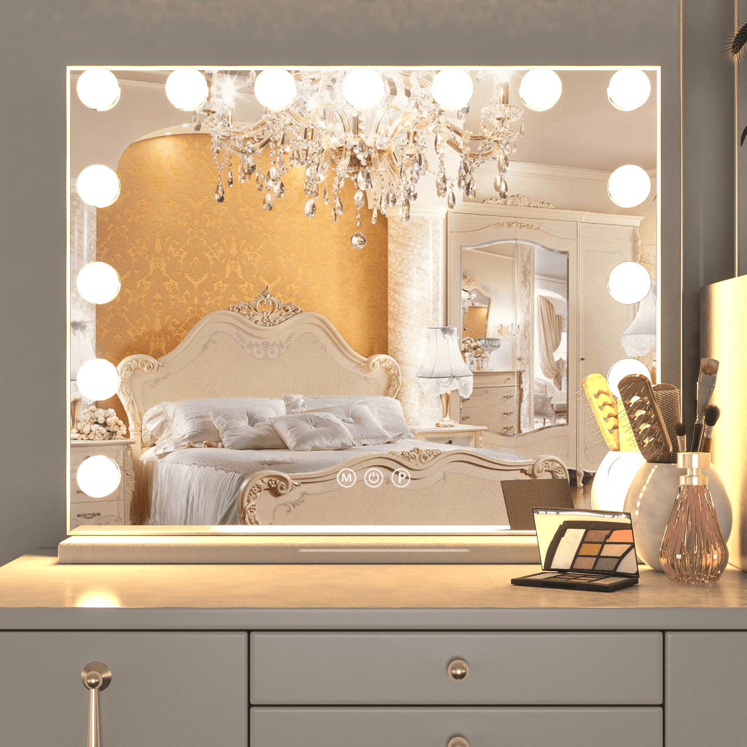 CONGUILIAO Vanity Mirror with Lights Hollywood Makeup Mirror, Large