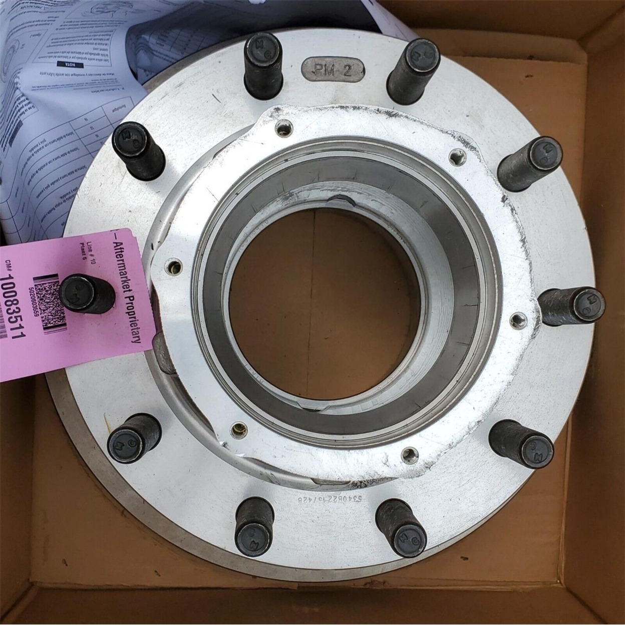 CONMET HUB AND ROTOR ASSEMBLY TP TRAILER 10083511 Brake Assembly