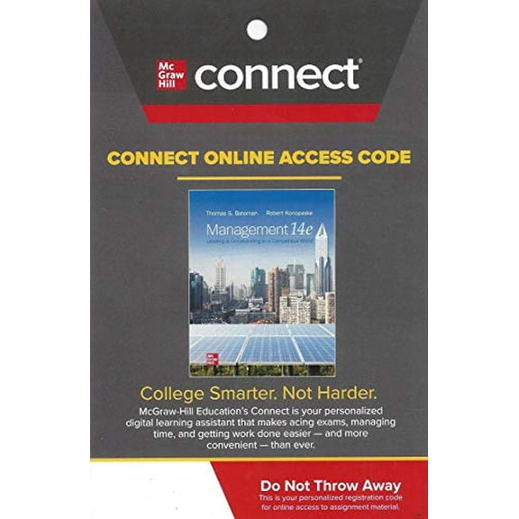 Pre-Owned CONNECT Access Card for Management: Leading & Collaborating in the Competitive World 14th Edition, 9781260785562, 1260785564, Paperback, 14th edition