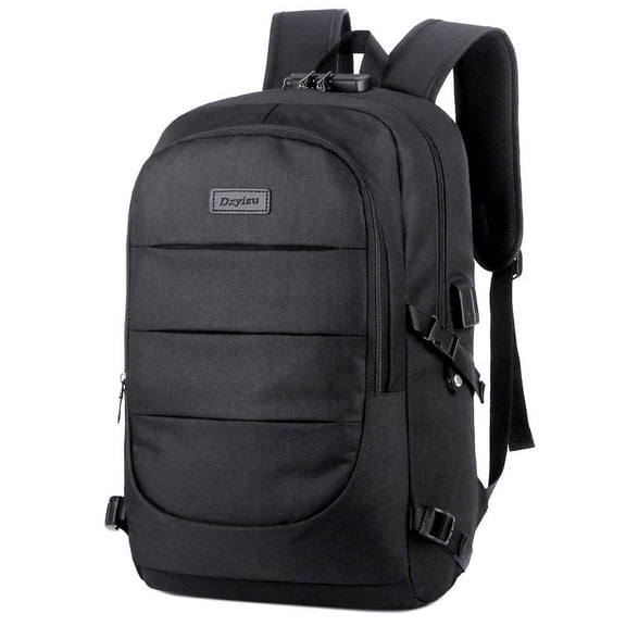CONNECT - USB charging urban backpack,Black