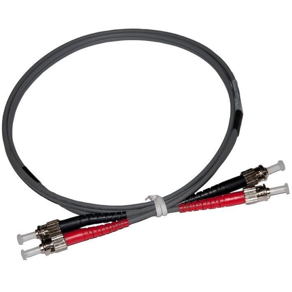 CONNECTIX 1m Optix Multimode OM1 62.5/125m ST-ST Duplex Fibre Optic Patch Lead