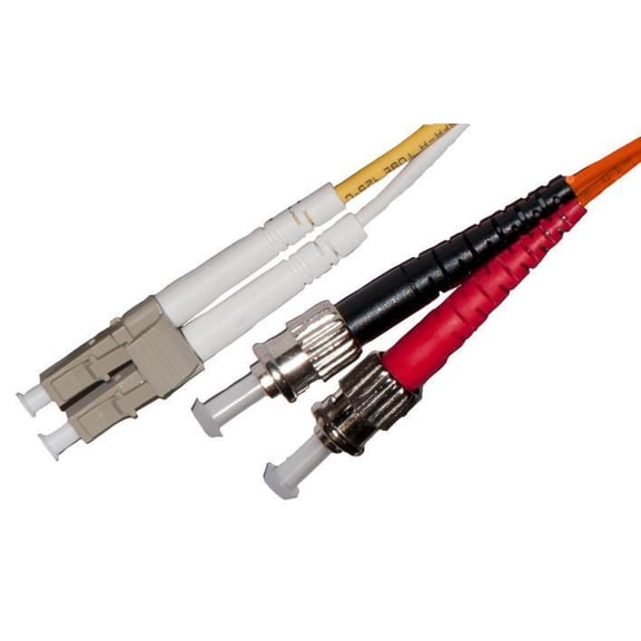 CONNECTIX 1m Optix Multimode OM2 50/125m LC-ST Duplex Fibre Optic Patch Lead