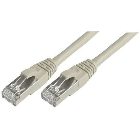 CONNECTIX CABLING - RJ45 Male to Male Cat6a SFTP Ethernet Patch Lead, 2m Grey