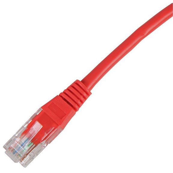 CONNECTIX CABLING SYSTEMS - 2m Red Cat6 UTP Ethernet Patch Lead