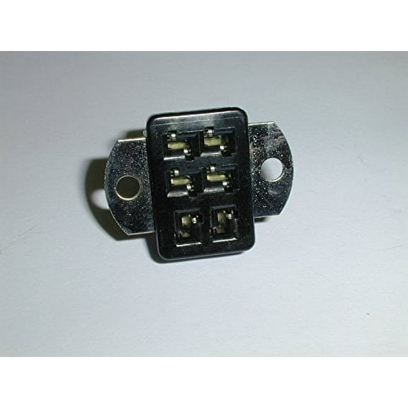 CONNECTOR 6 PIN JACK CHASSIS MOUNT ( 1 EACH) - S3306AB