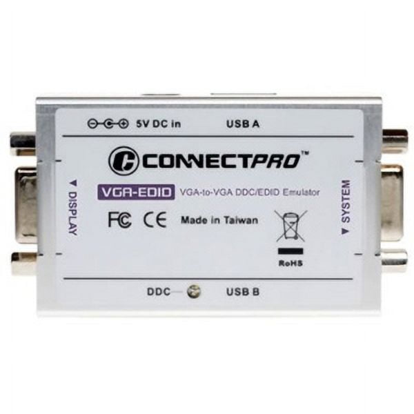 CONNECTPRO VGA-EDID DDC GHOST PROGRAMMABLE DDC/EDID EMULATION - Walmart.com