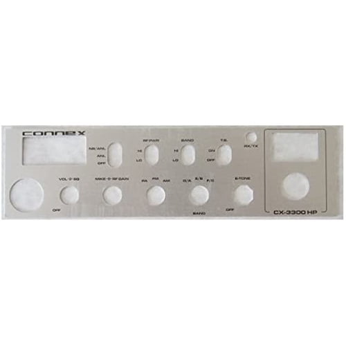 CONNEX 3300FACEPLATE STOCK REPLACEMENT METAL FACEPLATE FOR 3300HP CB RADIO NEW