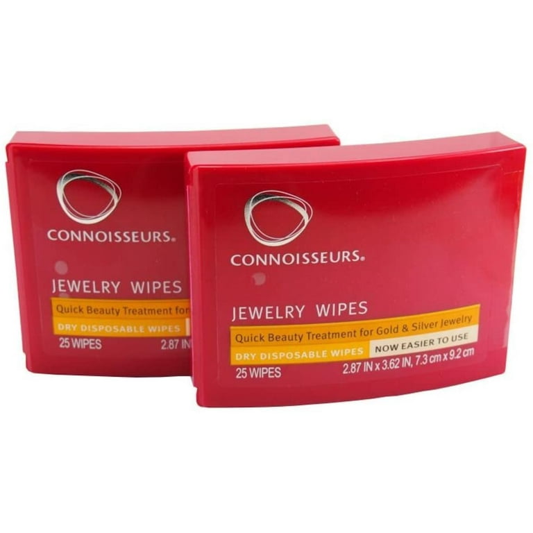 Connoisseurs Jewelers Jewelry Cleaning Cleaner Wipes 600 Pcs 