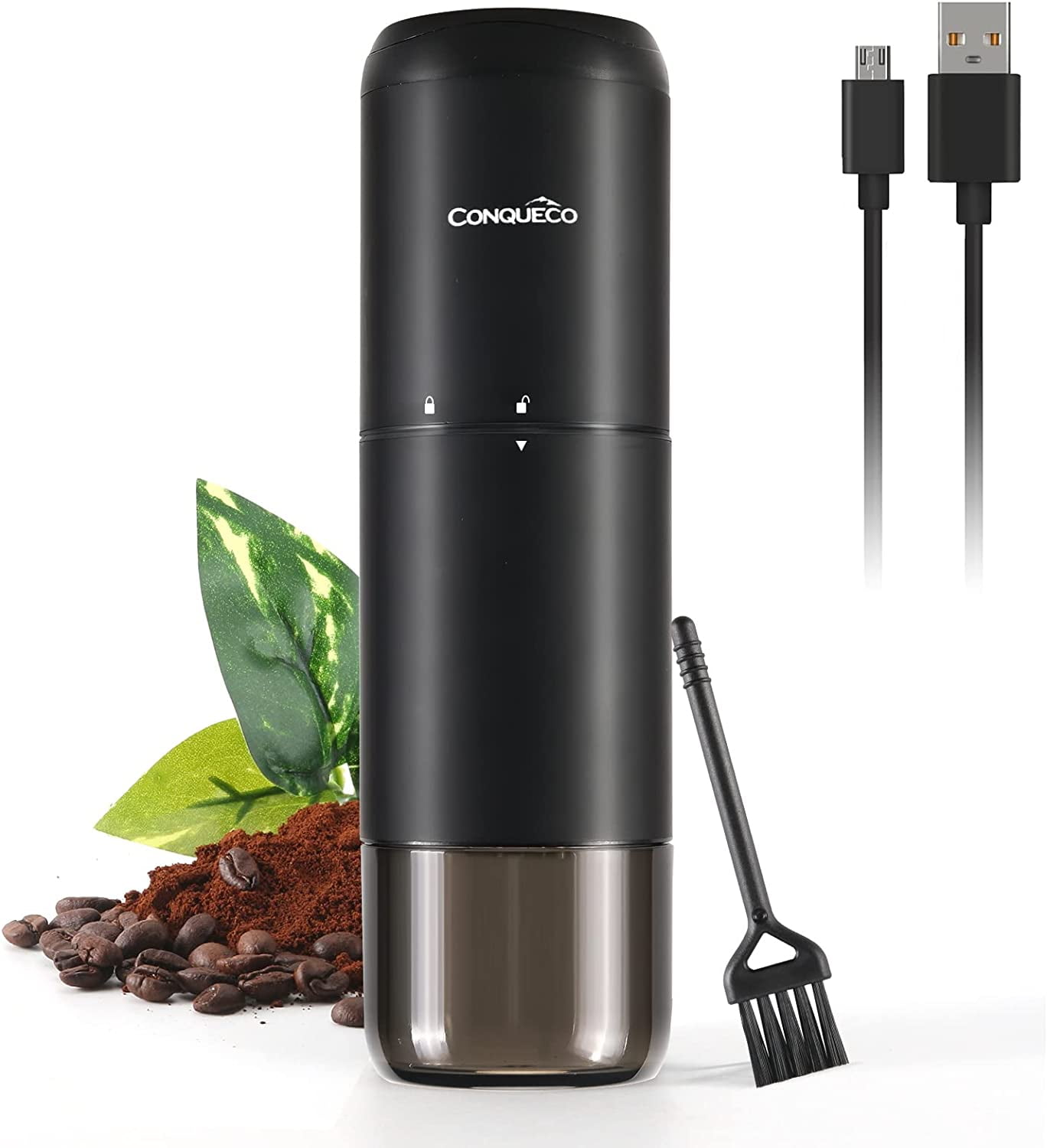1pc, Electric Coffee Grinder, Automatic Coffee Bean Grinder, Portable Home  Small Bean Chopper,Portable Electric Ceramic Conical Burr Coffee Grinder -  Adjustable Grind Settings for Perfect Whole Bean Grind, Enhance Coffee  Taste and
