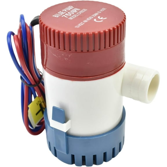 CONQUERALL DC 12V Bilge Pump DC Pump 500GPH Electric Submersible Pump for Boats, RVs and Outdoors