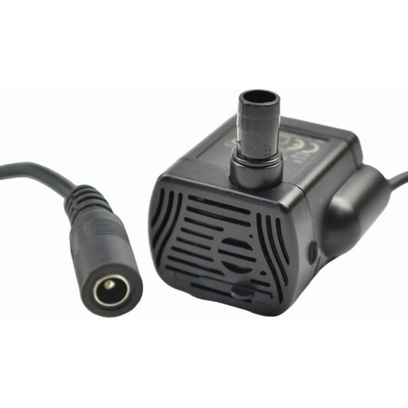 CONQUERALL DC 5.5-12V 200L/H mini bomba de sumidero DC sin escobillas bomba sumergible de flujo ajustable para peceras, fuentes de jardín, sistemas de circulación de agua