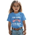 thumbnail image 1 of CONROSES 250 Anniversary Usa Toddler Boys Short Sleeve T Shirts Patriotic 250 Year American Flag Graphic July 4Th T-Shirts Tee Tops, Sizes 2-3 Years, 1 of 6