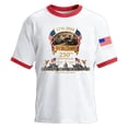 thumbnail image 1 of CONROSES 250 Anniversary Usa Toddler Boys Short Sleeve Tshirts Patriotic 250 Year American Flag Graphic July 4Th T-Shirts Tee Tops, Sizes 1-2 Years, 1 of 5