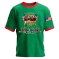 thumbnail image 1 of CONROSES 250 Anniversary Usa Toddler Boys Short Sleeve Tshirts Patriotic 250 Year American Flag Graphic July 4Th T-Shirts Tee Tops, Sizes 10-11 Years, 1 of 5