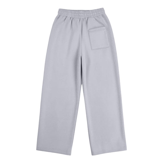 CONROSES Boys Baggy Sweatpants Straight Leg Sweat Pant for Child Solid Elastic Waist Cozy School Jogger Trousers with Pockets