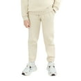 thumbnail image 1 of CONROSES Boys Baggy Sweatpants Straight Leg Sweat Pant for Child Solid Elastic Waist Drawstring Cozy Jogger Trousers with Pockets, 1 of 4