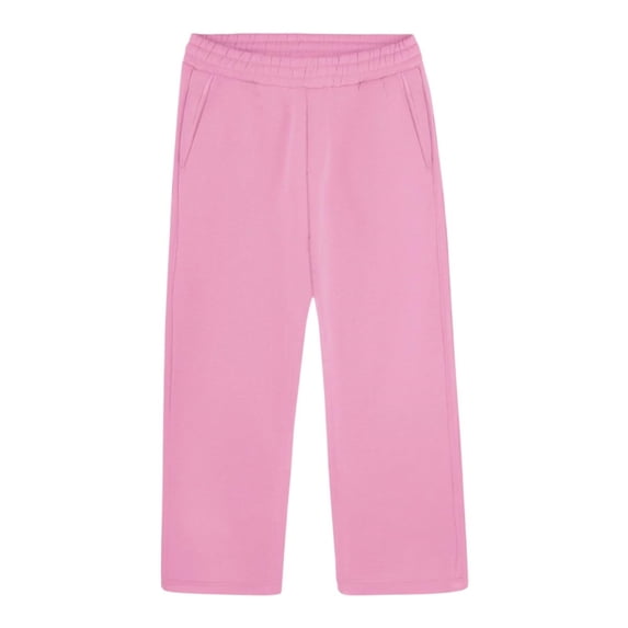 CONROSES Boys Baggy Sweatpants Wide Leg Sweat Pant for Child Solid Elastic Waist Cozy Fall Winter Jogger Trousers with Pockets