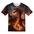thumbnail image 1 of CONROSES Boys Short Sleeve Tshirts Dragon Graphic Summer T-Shirts Tee Tops, Sizes 2-3 Years, 1 of 4