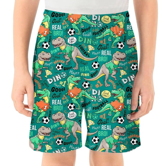 CONROSES Boys Shorts Cartoon Graphic Shorts for Boy Casual Elastic Waist Cozy Dailywear 2-3 Years