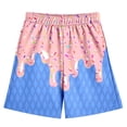 thumbnail image 1 of CONROSES Boys Shorts Ice Cream Graphic Shorts for Boy Casual Elastic Waist Cozy Dailywear 5-6 Years, 1 of 3